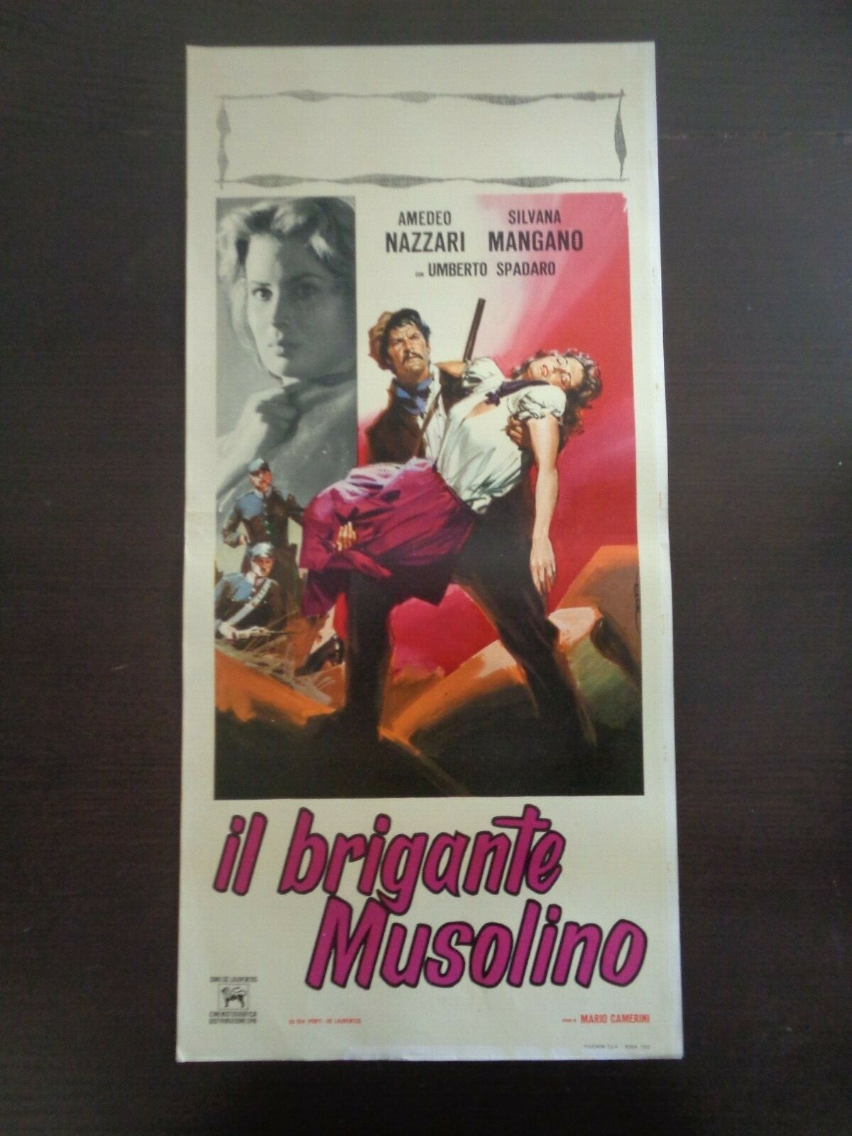 Locandina originale film Il brigante Musolino (1950) - Regia di Mario Camerini