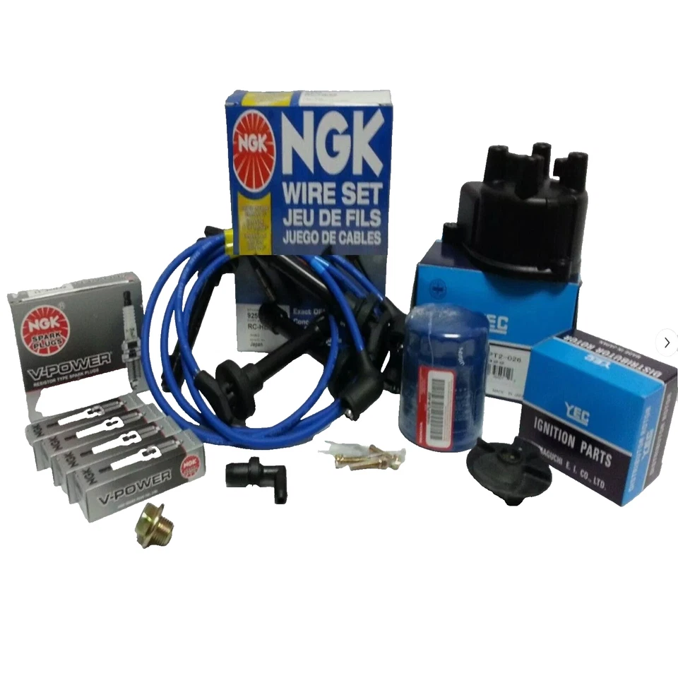 Tapa-Rotor-Cables NGK-Bujía PCV Tin Up Kit 88-91 Honda Civic CRX D16A6 Foto 2 de 4