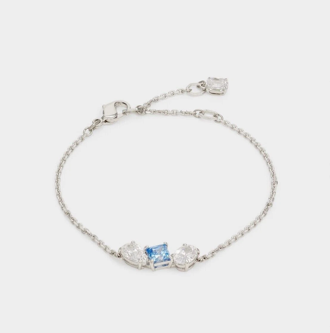 New in Gift Box SWAROVSKI 5668359 Rhodium Blue Mix Crystals 