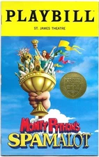 Spamalot (Monty Python) 2023 Revival Opening Night Playbill