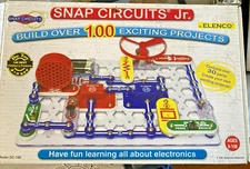 Snap Circuits Jr. SC-100 Electronics Exploration Kit, Over 100 Projects Elenco
