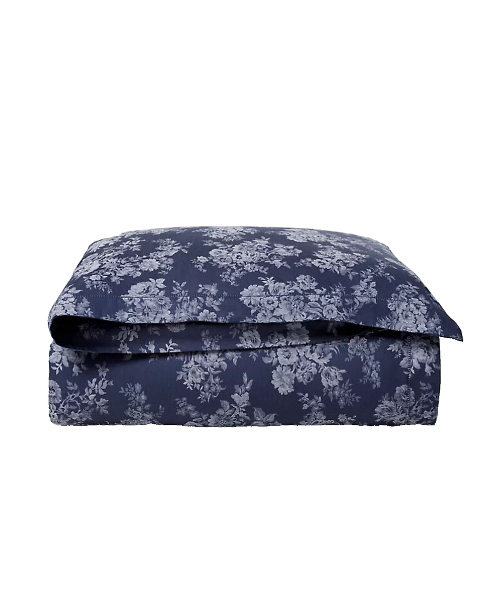 Ralph Lauren Mya Reversible Comforter Jacquard Cotton Full/Queen