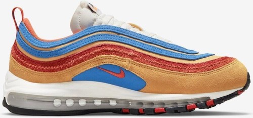 nike air max 97 blue red yellow