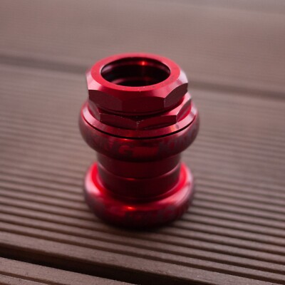 Chris King 1-1/8'' 2 Nut Steuersatz rot Sotto Voce Brompton Faltrad UVP244 