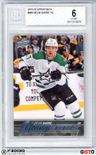 POP 1: Devin Shore RC BGS 6: 2015-16 Upper Deck Rookie Card Gisto #489