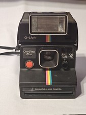 Case And Polaroid OneStep Plus Instant Land Camera with Q-Light Flash