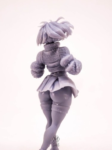 Unpainted Velma 1/24 80mm 3D Resin Figure Model Kit 3 in Sexy Velma Sunglasses - Picture 17 of 19
