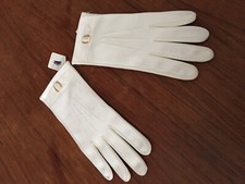 Vintage White Vinyl Ladies Gloves Japan