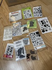 Rubber  Clear Stamps Lot
