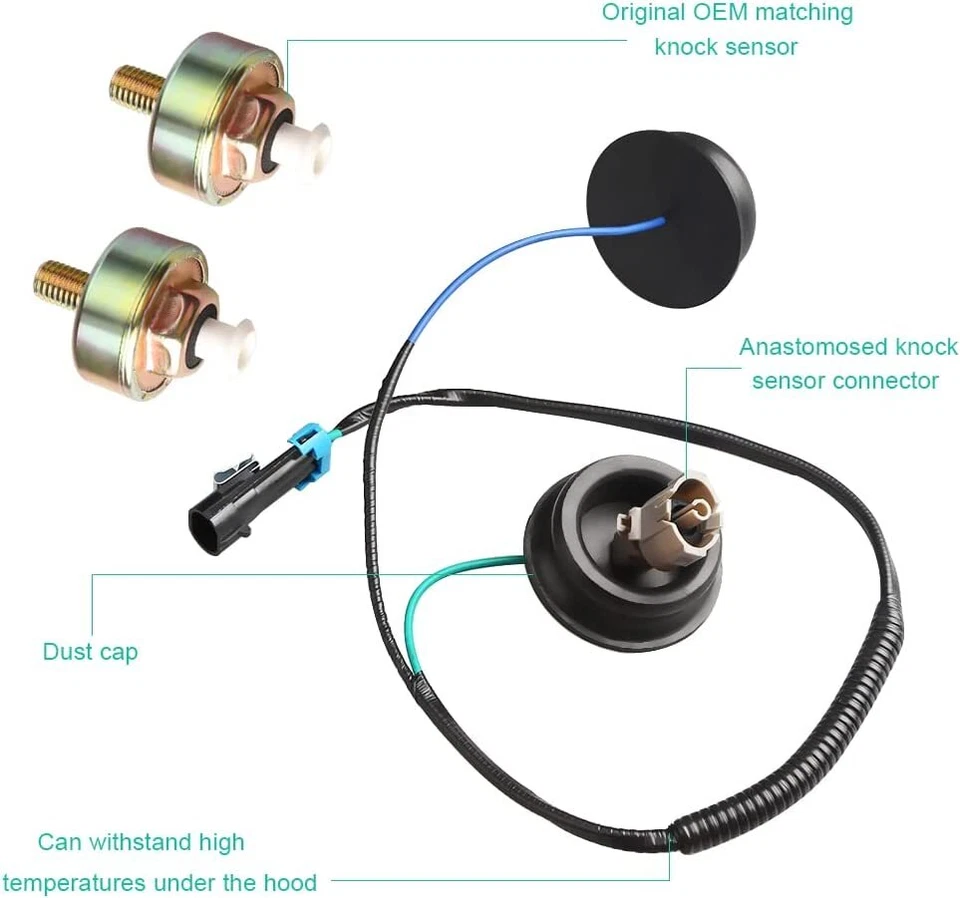 2pcs For ACDelco 213-3521 Knock Sensors For Chevy Silverado Express GMC 12589867 - Image 4 of 4