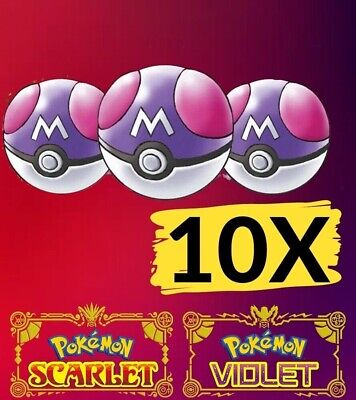 10 BEAST BALLS for Pokemon Scarlet & Violet 🍊🍇 | SAME DAY DELIVERY BEST  VALUE