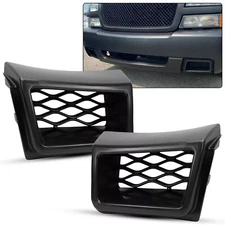 For 03-07 Chevrolet Silverado SS-Style Bumper Caliper Air Duct Set Grille Cover