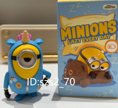 ポップマート ミニオン Lazy Every Day 1ボックス Authentic POP MART Minions Lazy Every Day Blind Box