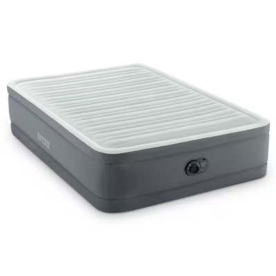 Full Premaire I Fiber-Tech Elevated Air Mattress Bed with Built-In Pump