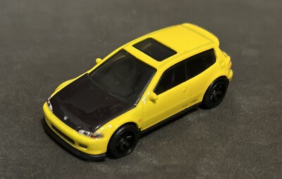 Hot Wheels YELLOW HONDA CIVIC EG NEW LOOSE 90's JDM Tuner Fleet