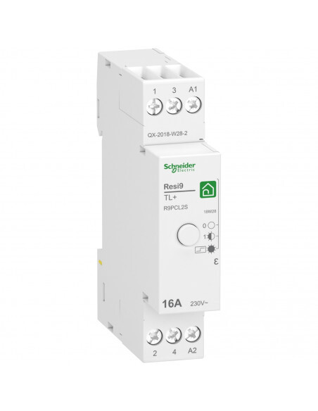 Télérupteur silencieux Schneider Resi9 XP 1NO 16A R9PCL2S module pour tableau