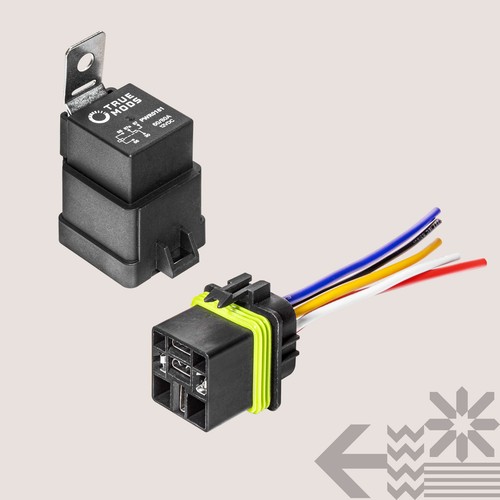 SPDT 5-Pin 12V 60/80A Automotive Bosch Style Waterproof Relay Kit for Boat Auto - 第 9/9 張圖片