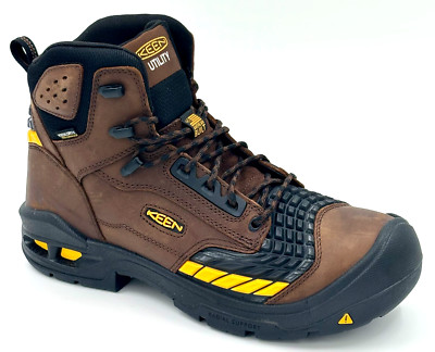 KEEN Utility USA Men's Troy 6'' Carbon Toe Waterproof Work Boot 1025696
