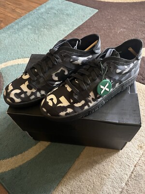 Size 12 Women s - Nike Comme des Garçons x Dunk Low Monogram Print