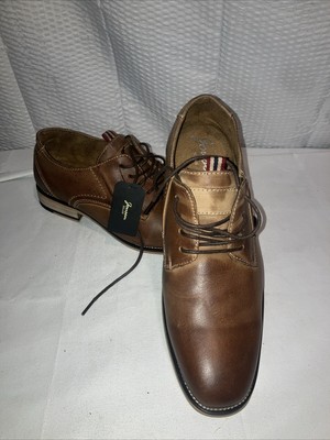 Jousen Milan Retro Derby Oxford dress  shoes leather, size 9. Men s. New