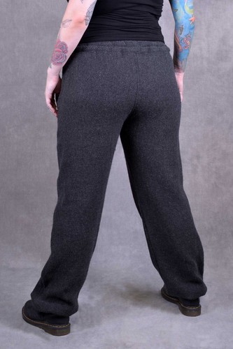 FLEECE LINED TROUSERS Woolen Warm Winter Unisex Psytrance Festival Hippy - Picture 12 of 12