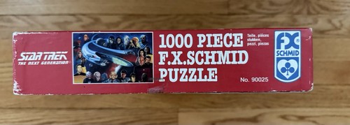 Vintage F.X. Schmid Puzzle Star Trek The Next Generation -3 pieces - Picture 7 of 7