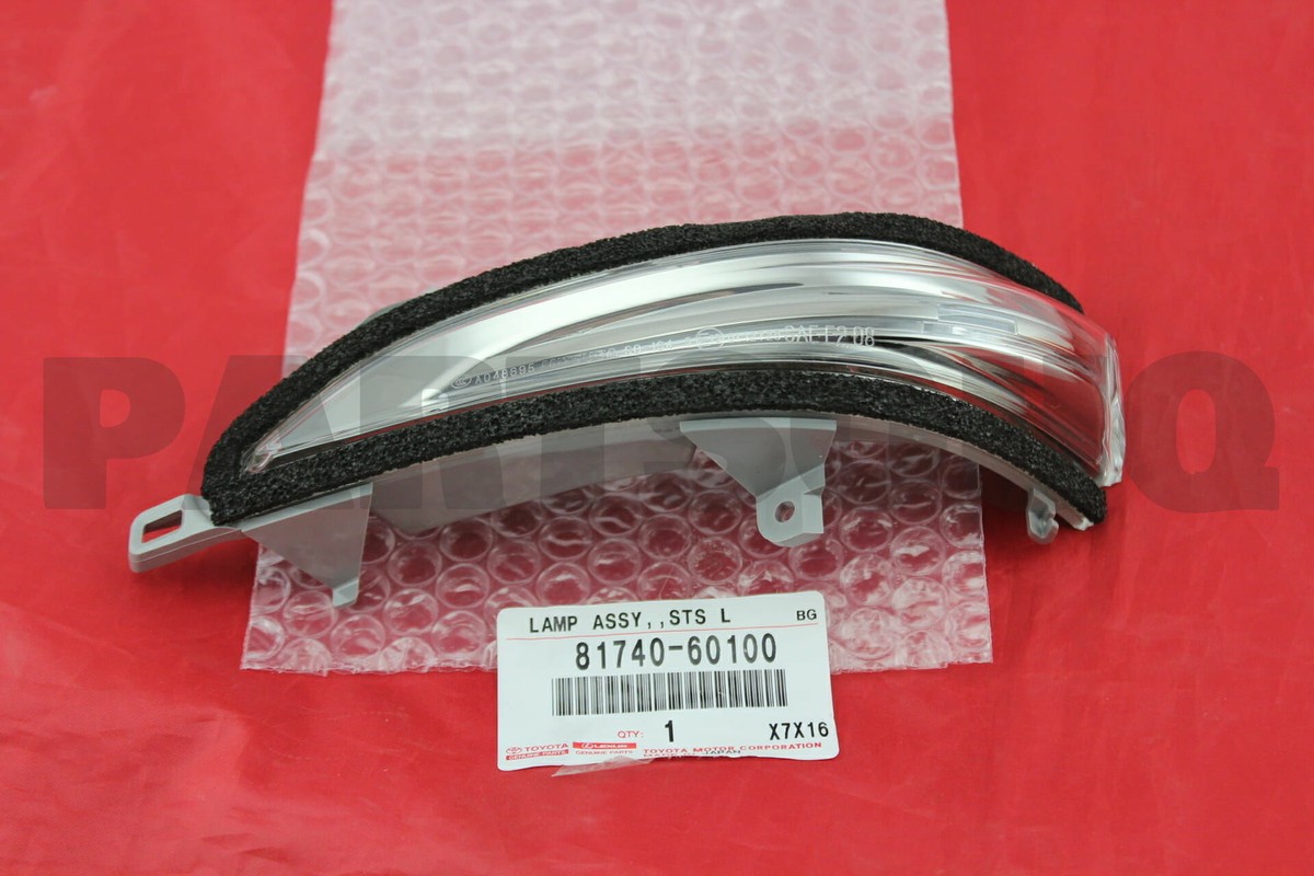 8174060100 Genuine Toyota LAMP ASSY, SIDE TURN SIGNAL, LH 81740
