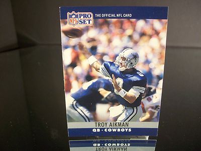 rare troy aikman cards Vintage 1995 Topps Mystery Finest Refractor NFL Quarterback Card #1 Team: Cowboys QB Jersey #8 (Team NFL & Players Inc.) Sealed In Card Protector Case" Rare-Vintage" (1995) Rare Troy Aikman Pro Set