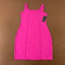 Wild Fable Women's Medium Magenta Sleeveless Pullover Seamed Bodycon Dress NWT