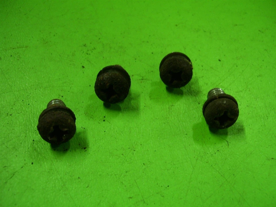 280Z 1980 Datsun 280ZX Factory oem Correct Backing Plate SCREWS BOLT 79-83 (4) - Image 2 of 3