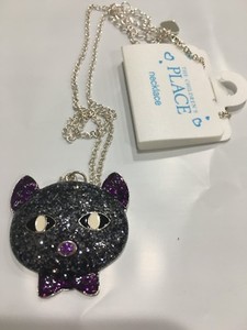 THE CHILDREN'S PLACE tcp childrens GIRL'S NECKLACE cat kitty jewelry NEW 14.95