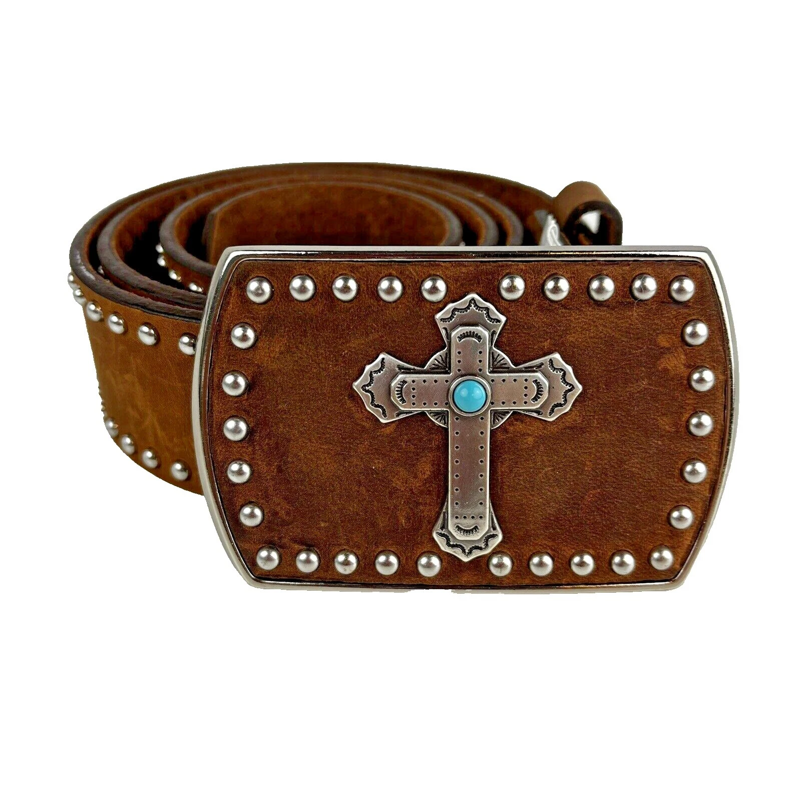 Cinturones de tamaño 32 Marrón Justin Boots para Mujeres