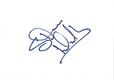 Stan Webb autograph signed 10x15 cm index card