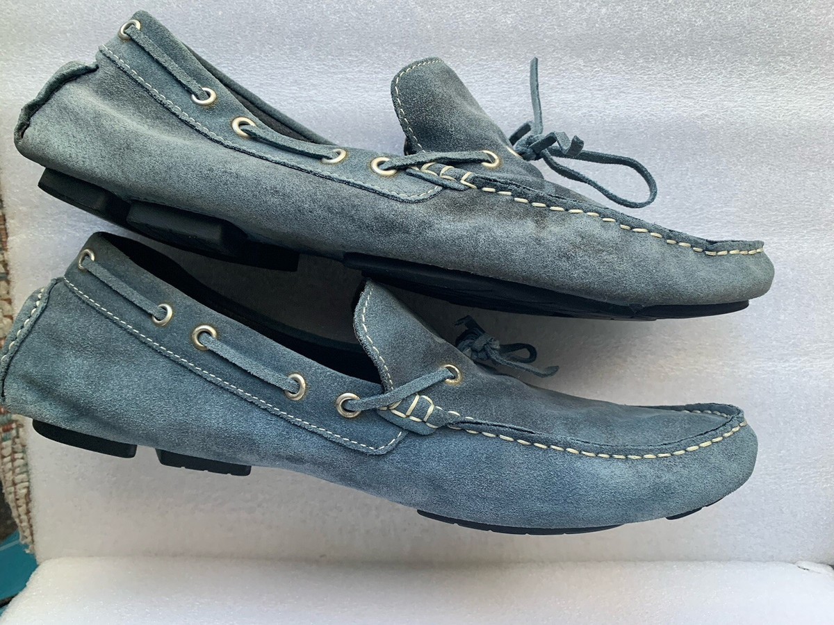 Barneys NY Suede  Loafers size 11 made in Italy Barneys New York Loafer Solid Casual Shoes for Men for sale  main image 3