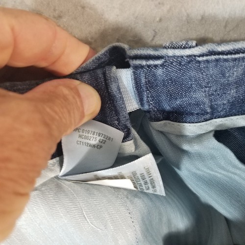 Haggar dad jeans pants men's 36x31 blue denim comfort waist retro - Picture 12 of 15