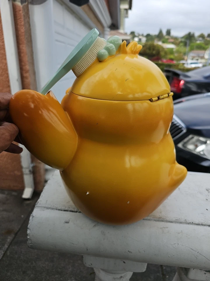 Circo Rubber Ducky Duck Duckie Wastebasket Garbage Can Target Hinged Cookie Jar - Image 3 of 4