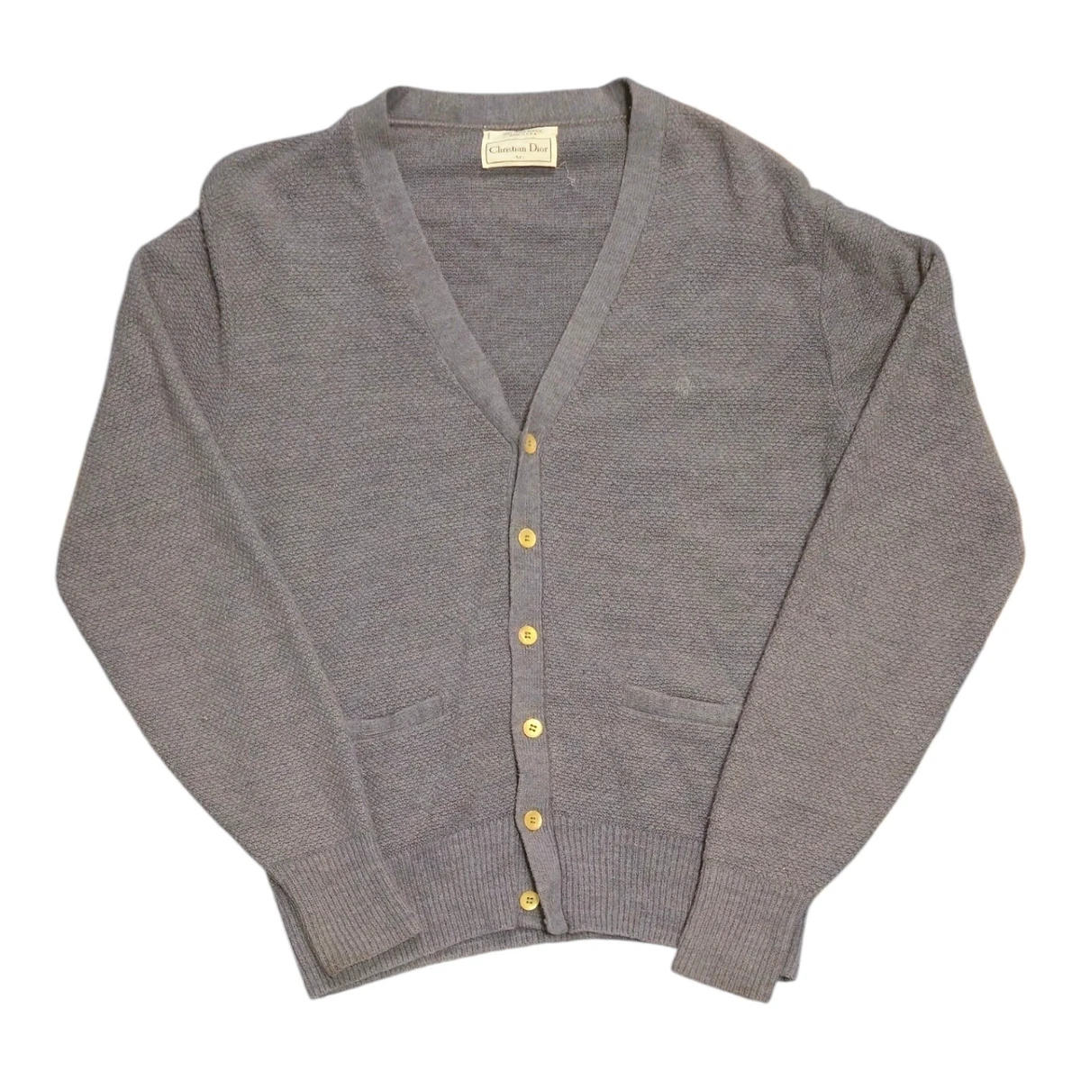 K八56◎Christian Dior◎ヴィンテージ◎カーディガン◎メンズ Dior Cardigan Gray Sweaters for Men for sale | eBay