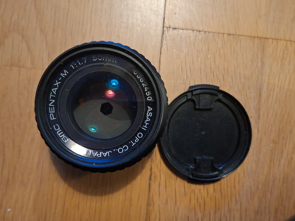 Objectif Asahi SMC Pentax M 50mm f1,7 Monture Pentax K Mount appareil photo - Photo 1/4