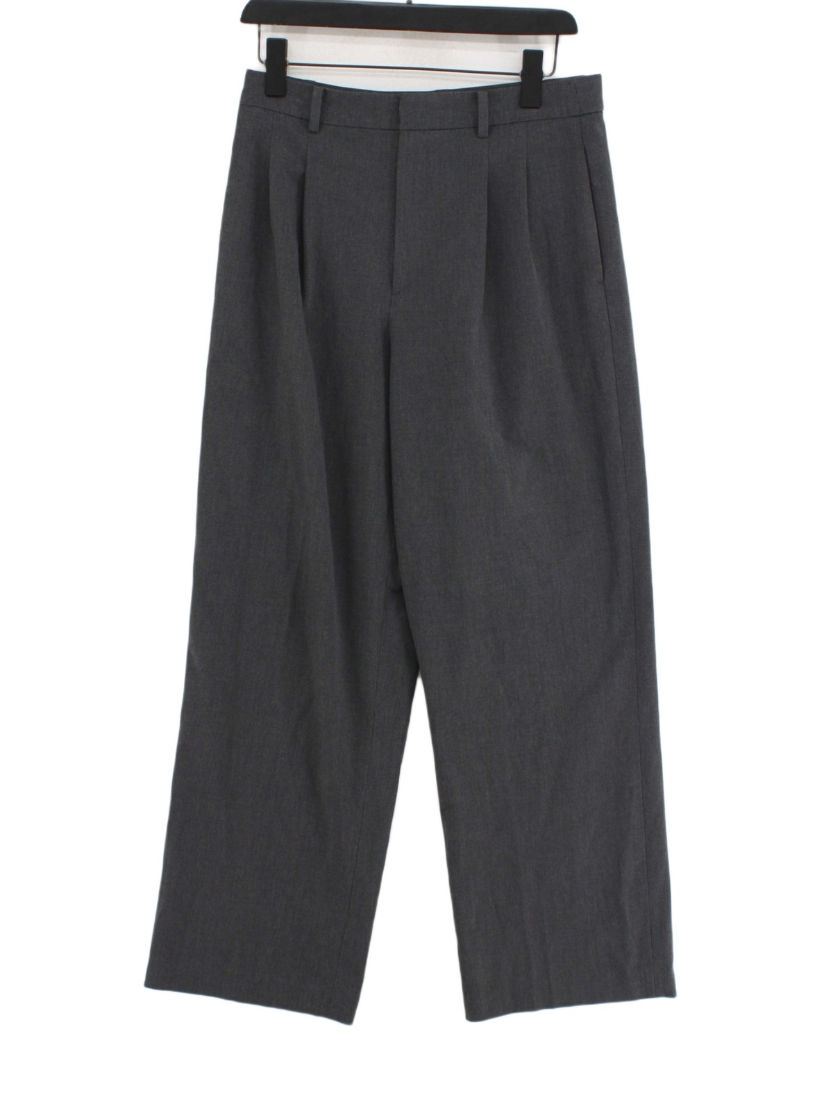 ALTRA Uniqlo Pantalone Donna M Grigio Poliestere con Elastan Altro Viscosa Chino
