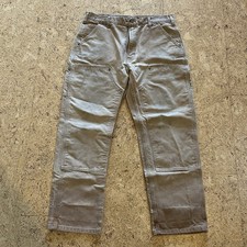 Vintage 80s Carhartt Double Knee Painter Distressed Cargo Carpenter Pants 34x30
