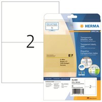 1-40X Herma Transparente Folien-Etiketten Special, 210 X 148 Mm Spare Bis Zu 27%
