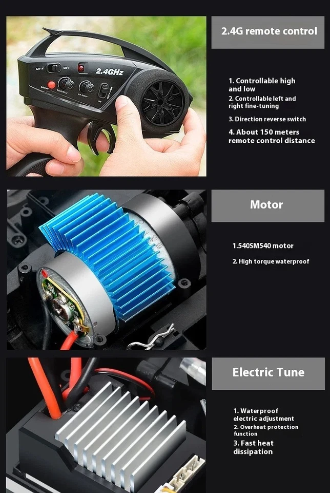 HB-ZP1005 1:10 HB Model RTR Version RC Car 2.4G 4WD RC Rock Crawler Defender - Image 4 of 4