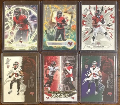 6 Card Emeka Egbuka Low End Rookie Lot. Resurgence, Signature Class. TB Bucs