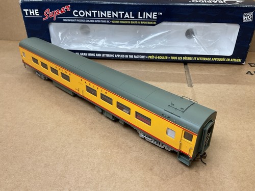 RAPIDO HO SCALE PASSENGER COACH RESTAURANT BAR LOUNGE CAR UNION PACIFIC MODERN ! - Foto 5 di 17