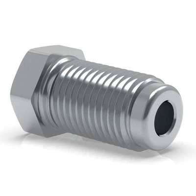 10x Verschraubung 3/8" x 24 für Bremsleitung 4,75mm Bördel F Typ F DIN/ISO 1651 - Bild 1 von 4