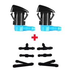 ZHParty Front Windshield Washer Wiper Nozzle Sprayer kit for 2007 15 GMC A