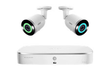 Lorex Fusion 4K 16 Camera Capable 2TB Wired NVR System w/ 2 Bullet Cameras