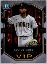 2025 Bowman Chrome VIP Leo De Vries #VIP-14 San Diego Padres