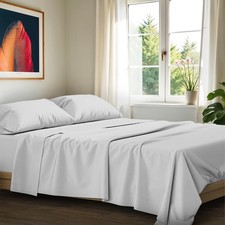 100 Egyptian Cotton Sheets Queen Size - Luxury 1200 Series High Thread Count