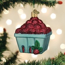 Old World Christmas - Carton Of Raspberries - 28139